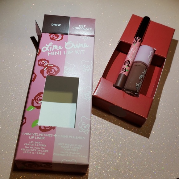 🆕TAUPE Lime Crime SOLDOUT Plushies Lip Kit NWT - Picture 8 of 8